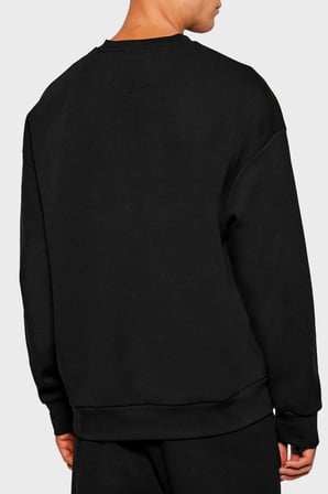 Boss Pamuklu Relaxed Fit Bisiklet Yaka Sweat 50558591002 Erkek SWEAT 50558591 002 SİYAH