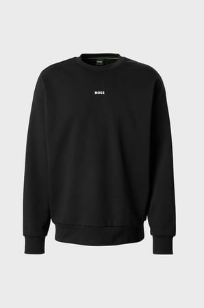 Boss Pamuklu Relaxed Fit Bisiklet Yaka Sweat 50558591002 Erkek SWEAT 50558591 002 SİYAH