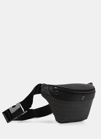 Hugo Siyah Erkek Bel Çantası Quantic_M_Bumbag 10278014 01
