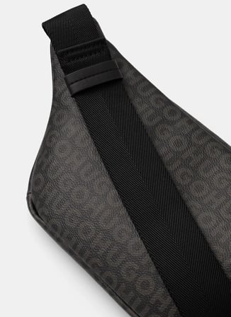 Hugo Siyah Erkek Bel Çantası Quantic_M_Bumbag 10278014 01