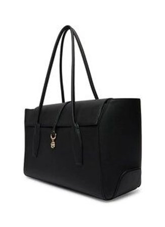Boss %80 Geri Dönüştürülmüş Poliüretan, %20 Polyester Siyah Kadın Omuz Çantası 50557984