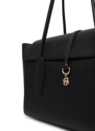 Boss %80 Geri Dönüştürülmüş Poliüretan, %20 Polyester Siyah Kadın Omuz Çantası 50557984