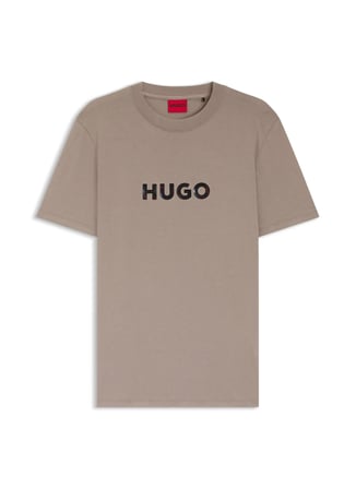 Hugo Kahverengi Erkek Regular Fit T-Shirt 50557437 Dumeo