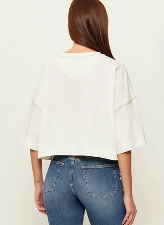 BOSS Beyaz Kadın T-Shirt 50556372
