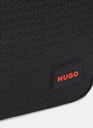 Hugo Siyah Erkek Postacı Çantası Ethon_JQ_NEW NS ZIP 10266577 01
