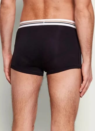 Boss Bej - Gri Erkek Boxer Trunk 3P Revive