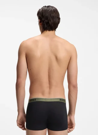 Boss Lacivert Erkek Boxer Trunk 3P Power