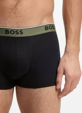 Boss Lacivert Erkek Boxer Trunk 3P Power