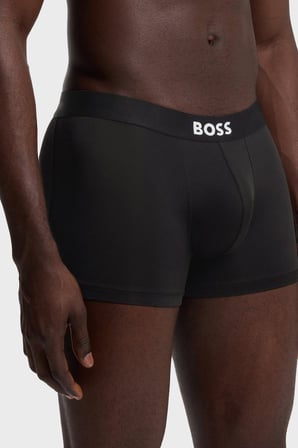 Boss Logolu Pamuklu 3 Pack Boxer Erkek BOXER 50555054 001 SİYAH
