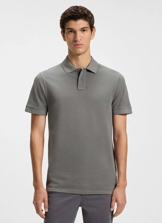 Boss Gri Erkek Polo T-Shirt Prime_50507813