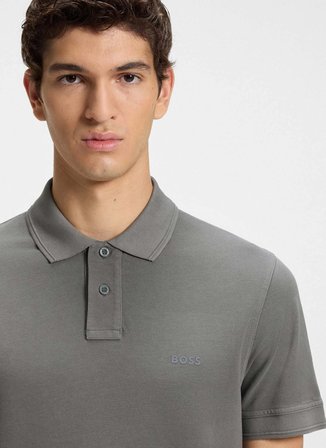 Boss Gri Erkek Polo T-Shirt Prime_50507813