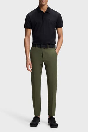 Boss Su İtici Esnek Kumaş Slim Fit Dar Paça Pantolon Erkek PANTOLON 50534303 347 HAKİ