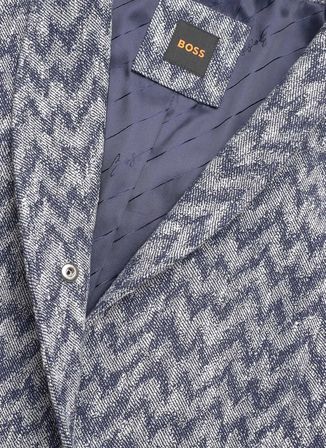 Boss Mavi Kadın Denim Ceket 50554309