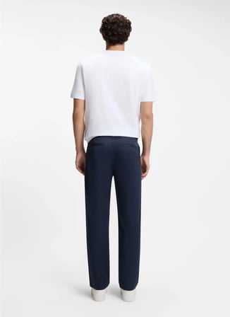 Boss Normal Bel Normal Paça Lacivert Erkek Chino Pantolon Chino-Straight-A