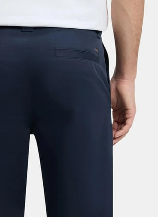 Boss Normal Bel Normal Paça Lacivert Erkek Chino Pantolon Chino-Straight-A