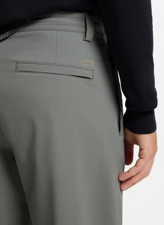 Boss Bağlamalı Bel Normal Paça Haki Erkek Chino Pantolon Chino_ST_DS