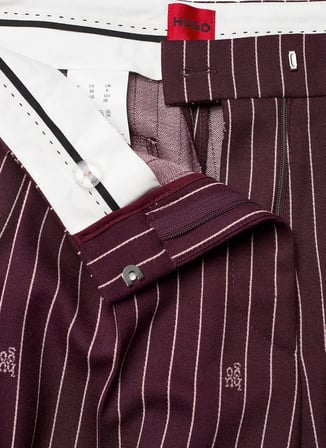 Hugo Yüksek Bel Relaxed Bordo Kadın Pantolon 50554419