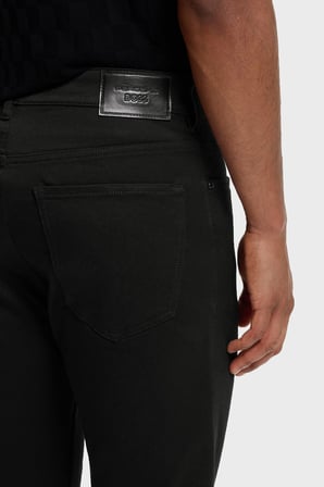 Boss Slim Fit Normal Bel Düz Paça Pantolon Erkek PANTOLON 50560463 001 SİYAH