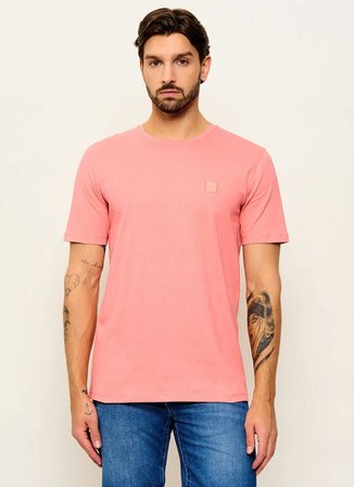 BOSS Pembe Erkek Regular Fit T-Shirt Tales_50560372