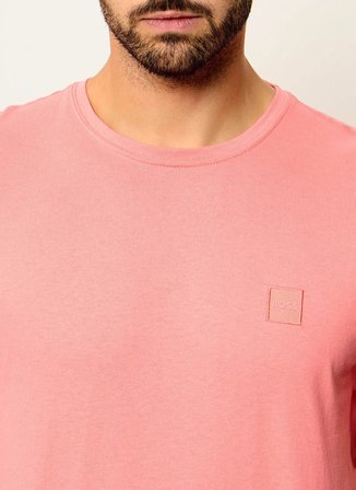 BOSS Pembe Erkek Regular Fit T-Shirt Tales_50560372