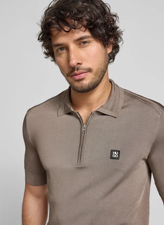 Hugo Kahverengi Erkek Regular Fit Kazak 50542750 Sayfong-4