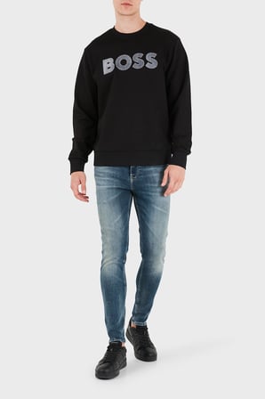 Boss Pamuklu Slim Fit Dar Paça Jeans Erkek KOT PANTOLON 50566096 436 LACİVERT
