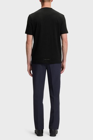 Boss Logolu Relaxed Fit Bisiklet Yaka T Shirt Erkek T SHİRT 50564108 001 SİYAH