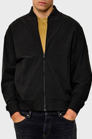 Boss Logolu Regular Fit Kolej Yaka Mont Erkek MONT 50568931 001 SİYAH