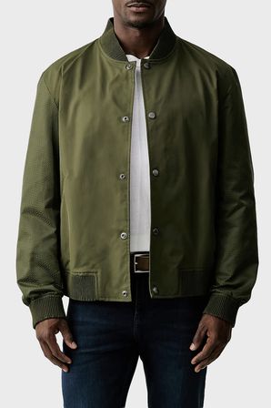 Boss Su İtici Relaxed Fit Düğmeli Mont Erkek MONT 50564412 347 HAKİ