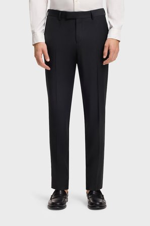 Boss Yünlü Slim Fit Düz Paça Pantolon Erkek PANTOLON 50567486 404 LACİVERT