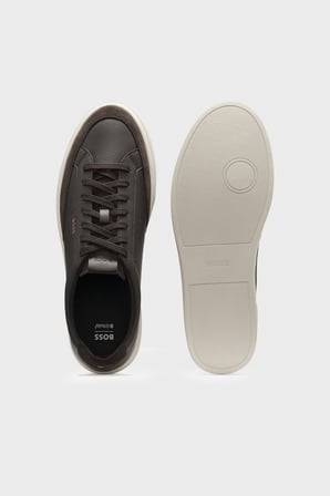 Boss Süet Detaylı Sneaker Ayakkabı Erkek AYAKKABI 50568536 201 KAHVE