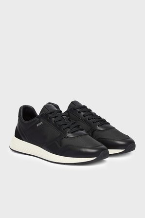 Boss Logolu Sneaker Ayakkabı Erkek AYAKKABI 50568757 001 SİYAH