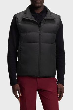Boss Kapitoneli Regular Fit Dik Yaka Yelek Erkek YELEK 50565207 001 SİYAH