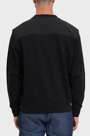 Boss Pamuklu Bisiklet Yaka Cep Detaylı Sweat Erkek SWEAT 50565038 001 SİYAH