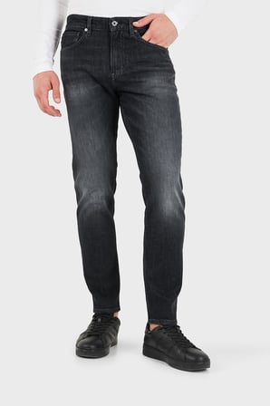 Boss Pamuklu Slim Fit Dar Paça Jeans Erkek KOT PANTOLON 50565988 025 KOYU ANTRASİT