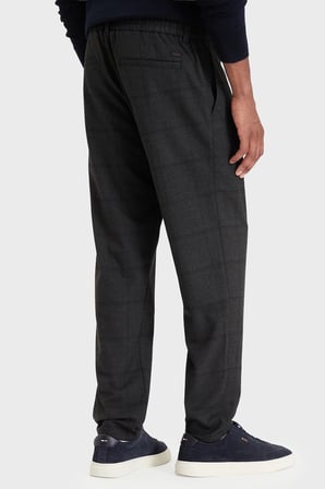 Boss Tapered Fit Bağlamalı Bel Düz Paça Pantolon Erkek PANTOLON 50571678 001 SİYAH