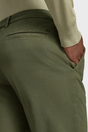 Boss Pamuklu Slim Fit Normal Bel Düz Paça Pantolon Erkek PANTOLON 50543312 347 HAKİ