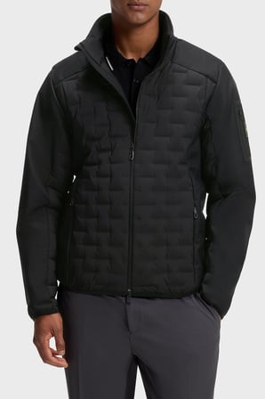 Boss Regular Fit Dik Yaka Fermuarlı Mont Erkek MONT 50561388 001 SİYAH