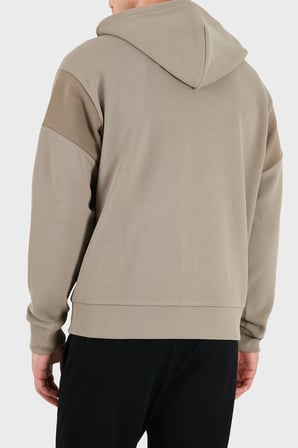 Boss Pamuklu Kapüşonlu Yaka Regular Fit Sweat Erkek SWEAT 50563287 334 BEJ