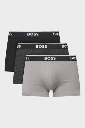 Boss Logolu 3 Pack Boxer Erkek BOXER 50554443 024 SİYAH