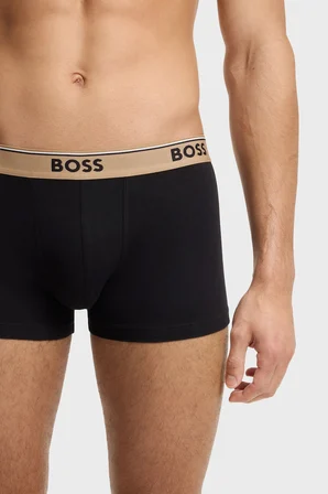 Boss Pamuklu 3 Pack Boxer Erkek BOXER 50554693 009 SİYAH