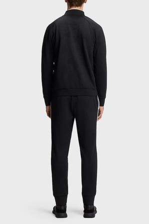 Boss Relaxed Fit Logolu Kolej Yaka Fermuarlı Sweat Erkek SWEAT 50566825 001 SİYAH