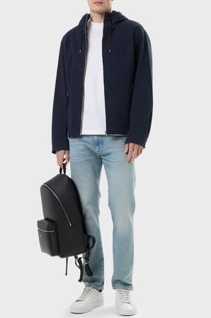 Boss Logolu Regular Fit Kapüşonlu Mont Erkek MONT 50564188 404 LACİVERT