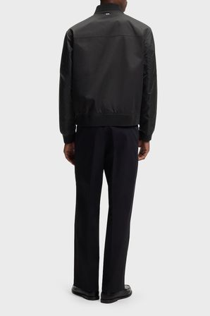 Boss Su İtici Relaxed Fit Düğmeli Mont Erkek MONT 50564412 001 SİYAH