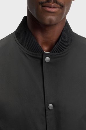 Boss Su İtici Relaxed Fit Düğmeli Mont Erkek MONT 50564412 001 SİYAH