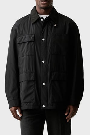 Boss Relaxed Fit Klasik Yaka Su Geçirmez Astarlı Mont Erkek MONT 50564626 001 SİYAH