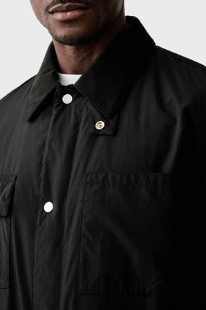 Boss Relaxed Fit Klasik Yaka Su Geçirmez Astarlı Mont Erkek MONT 50564626 001 SİYAH