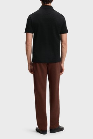 Boss % 100 Pamuk Regular Fit Düğmeli Polo Erkek POLO 50565174 001 SİYAH