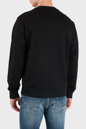 Boss Pamuklu Bisiklet Yaka Regular Fit Sweat Erkek SWEAT 50565651 001 SİYAH