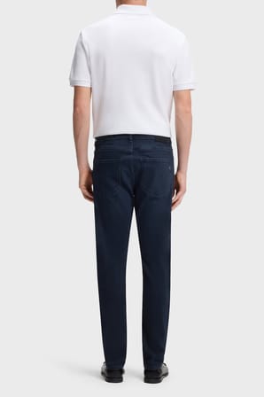 Boss Pamuk Karışımlı Slim Fit Normal Bel Jeans Erkek KOT PANTOLON 50566914 403 LACİVERT